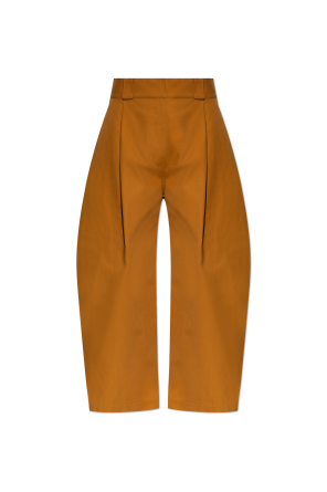 Loewe Wool Pleated Wide-Leg Trousers by Loewe | Women's | Vitkac